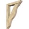 Ekena Millwork Funston Traditional Rough Sawn Bracket w/ Offset Brace, Douglas Fir, 6"W x 32"D x 44"H BKT0604X32X44FST01RDF - alternate 1